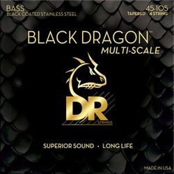 DR Strings Black Dragon DBSMB-45 Coated