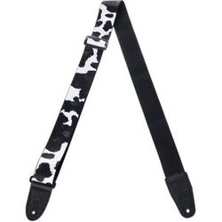 Levys Black and White Cow Strap Graphic