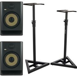 KRK Rokit RP8 G5 Stand Bundle nero
