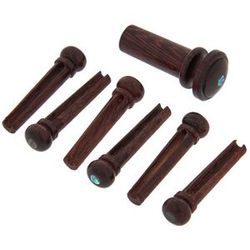 Harley Benton Parts Bridgepin Set TL Aba Eye Natural