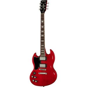 Harley Benton DC-580LH CH Vintage Series Cherry lucido