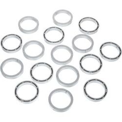Stairville Snap Protector Ring Si 16pcs Silver