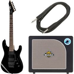 ESP LTD KH-202 BLK Kirk Ham Bundle nero