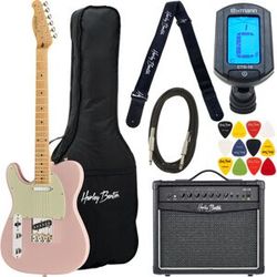 Harley Benton TE-62CC LH SP Bundle Shell Pink