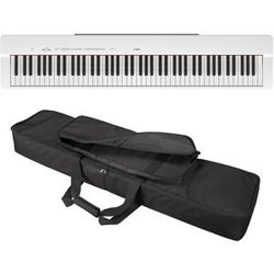 Yamaha P-225 WH Bag Bundle bianco