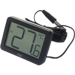 TFA Digital In-Outdoor Thermometer Black