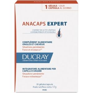 Anacaps Expert Ducray Unghie e Capelli Progressiv Integratore Alimentare 30 Capsule