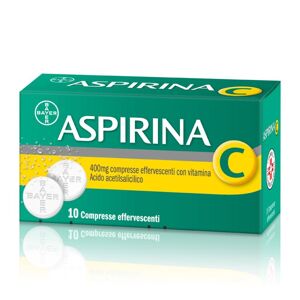 BAYER SpA Aspirina C 400 Mg Compresse Effervescenti Con Vitamina C 10 Compresse