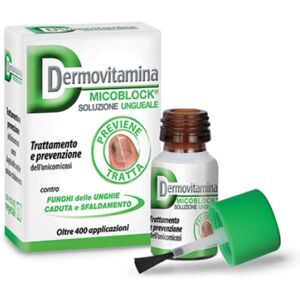 PASQUALI DERMOVITAMINA Dermovitamina MicoBlock Soluzione Ungueale Trattamento Onicomicosi 7 ml