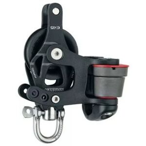 HARKEN Bozzello Element singolo 12 mm, puleggia 45 mm con strozzascotte e arricavo