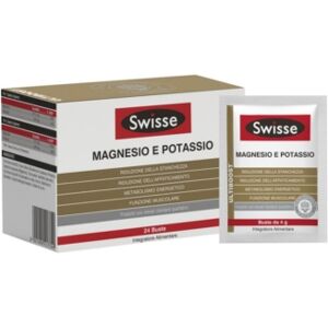 Swisse Linea Benessere ed Energia Magnesio e Potassio Integratore 24 bustine