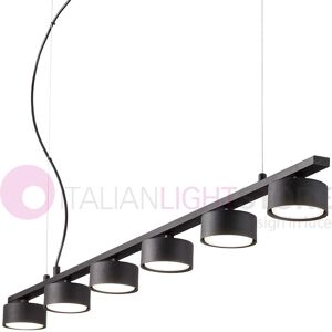 Ideal Lux Minor Sospensione Moderna Lineare 6 Luci Led