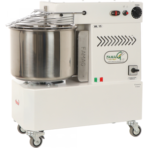 Impastatrice a spirale Famag Grilletta IM15 S 10 velocità - Alta idratazione - Capacità vasca 15 Kg 19 L