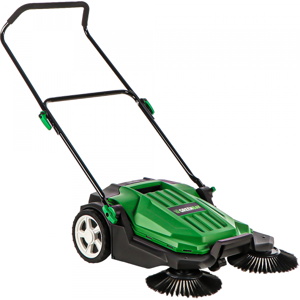 GreenBay GB-SW 650 - Spazzatrice manuale a spinta con cesto di raccolta