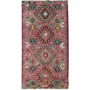 Annodato a mano. Provenienza: Turkey Kilim Vintage Turchi Tappeto 176x332