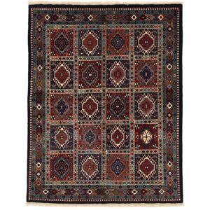 Annodato a mano. Provenienza: Persia Yalameh Tappeto 147x190