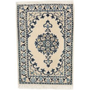 Annodato a mano. Provenienza: Persia / Iran 40X60 Tappeto Nain Tappeto Orientale Beige/Nero (Lana, Persia/Iran)