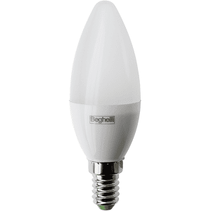 Beghelli LAMPADINA LED SUPERLED OLIVA 7WE14 6.5K