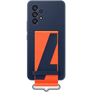 Samsung Silicone Cover Strap Navy, COVER per Galaxy A53 5G