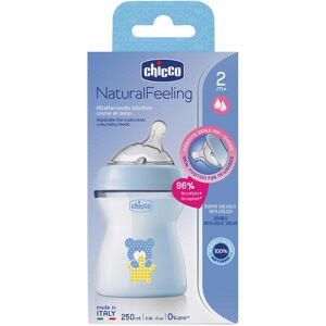 Chicco Biberon Natural Feeling Flusso Medio 2 Mesi+ Bimbo 250 ml