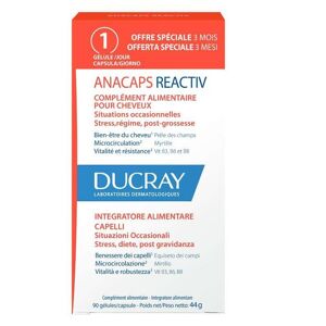 Ducray Anacaps Reactiv Integratore per Caduta dei Capelli 90 capsule