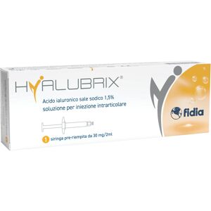 hyalubrix Siringa intra-articolare acido ialuronico 1,5% 30 mg 2 ml 3 pezzi no eto