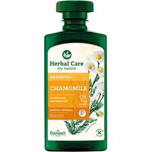 Herbal Care Shampoo per capelli platino e biondi alla camomilla, 330 ml