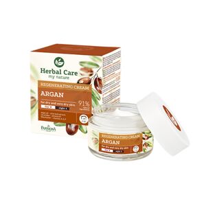 Herbal Care Crema rigenerante per il viso con olio di argan, 50 ml