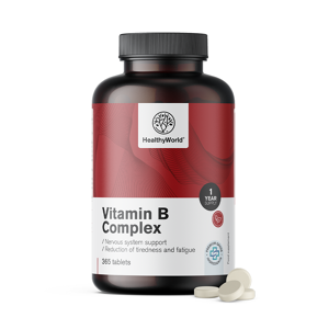 HealthyWorld® Vitamine B-complex, 365 compresse