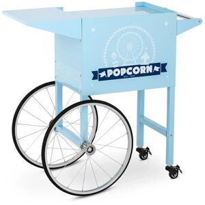 Royal Catering Carretto per macchina pop corn - blu RCPT-BBWS-1