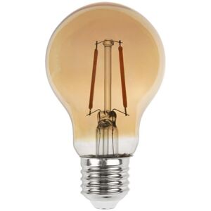 601.01097 Lampada LED E27 2W Ambrata a Filamento, No Flickering - A60