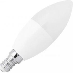 LEDDIRETTO Lampada LED E14 6W, C37, 105lm/W