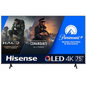 Hisense 75E7KQ TV 190,5 cm (75'') 4K Ultra HD Smart TV Wi-Fi Nero