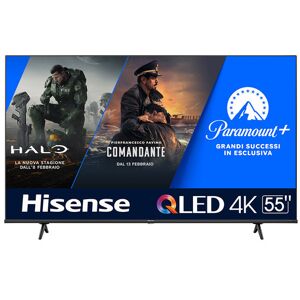 Hisense TV QLED Ultra HD 4K 55'' 55E7KQ Smart TV, Wifi, HDR Dolby Visio