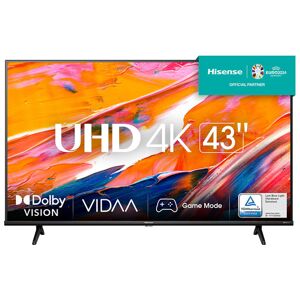 Hisense TV LED Ultra HD 4K 43'' 43A6K Smart TV, Wifi, HDR Dolby Vision,