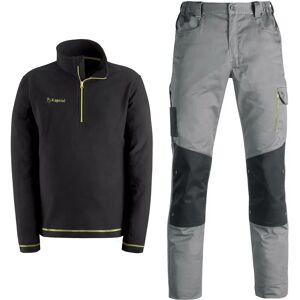 Kapriol SET PANTALONE E PILE TAGLIA L COLORE GRIGIO NERO