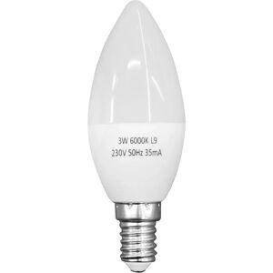 Tecnomat LAMPADINA VIVIDA LED SMD OLIVA E14 3W=26W 273 lumen 6000K LUCE FREDDA Ø 37x100 mm