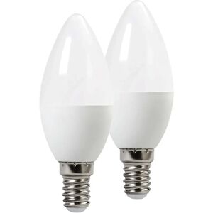 Vivida International 2 LAMPADINE VIVIDA LED OLIVA E14 5W=39W 430 lumen 4000K LUCE BIANCAØ 37x100 mm