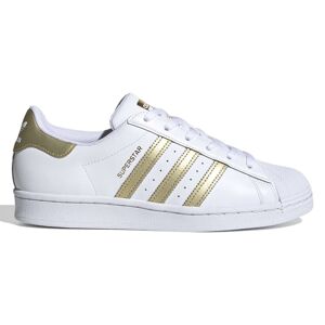 ADIDAS ORIGINALS Superstar Bianco Oro Sneakers Donna EUR 36 2/3 / UK 4