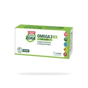 EnerZona Omega 3 Rx Integratore Alimentare, 5 flaconi