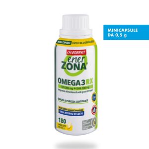 EnerZona Omega 3 RX Integratore di EPA e DHA, 180 Capsule x 0.5g