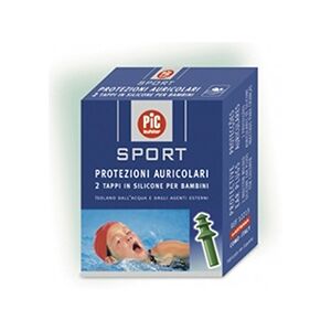 Pic Sport Tappi Auricolari In Silicone Per Bambini 2 Pezzi