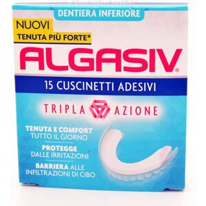 Combe Italia Srl Algasiv Adesivi Protesi Inferiore 15 Pezzi