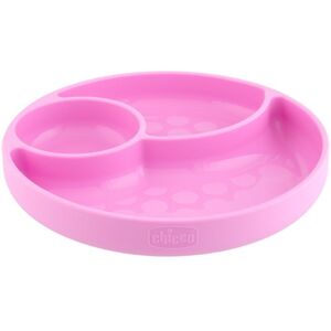 Chicco Piatto Con Ventosa Silicone Girl 12m+