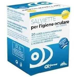 Salviette Per Igiene Oculare Gr Farma 20 Salviette Sterili Monouso