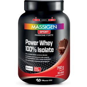 Marco Viti Farmaceutici Spa Massigen Sport Power Whey 100% Isolate Cioccolato