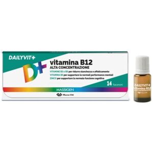 Marco Viti Farmaceutici Spa Massigen Dailyvit+ Vitamina B12 Marco Viti 14 Flaconcini