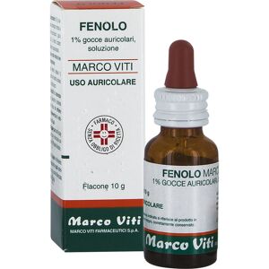 Marco Viti Farmaceutici Spa Fenolo 1% Gocce Auricolari