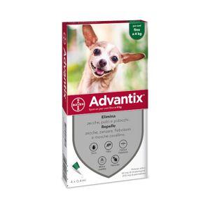 Elanco Italia Spa Advantix Spot On 4 Pipette 0,4 Ml 0 - 4 Kg