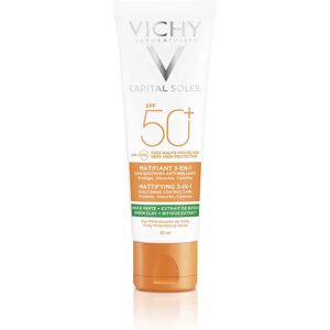 Vichy Capital Soleil Trattamento Opacizzante 3 In 1 SPF 50+ Viso 50 ml